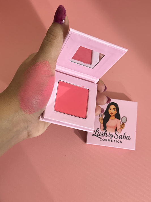 Radiant powder blush in Gleam On shade with a luminous finish